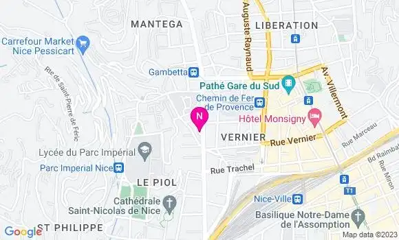 Localisation Station Bp Gambetta