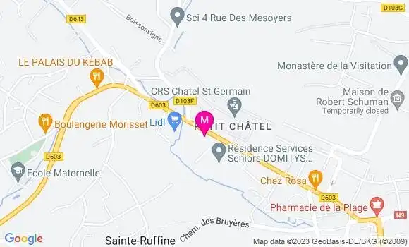 Localisation Relais de la Ramusse