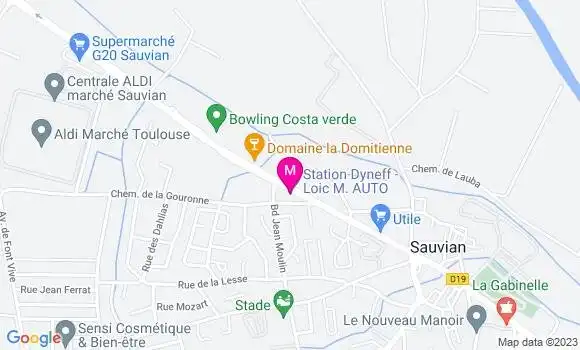 Localisation Station Dyneff