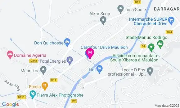 Localisation Carrefour Market