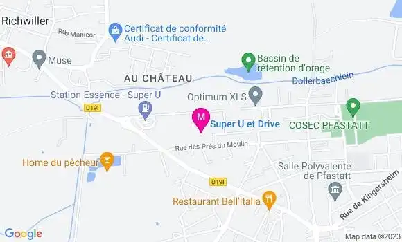 Localisation Super U