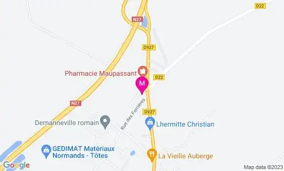 Localisation Intermarché Station Tôtes