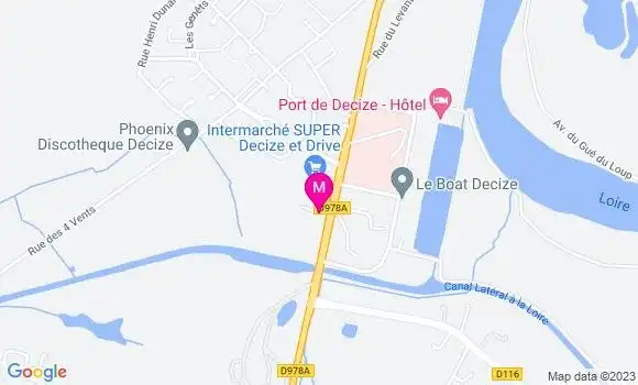 Localisation Intermarché Station