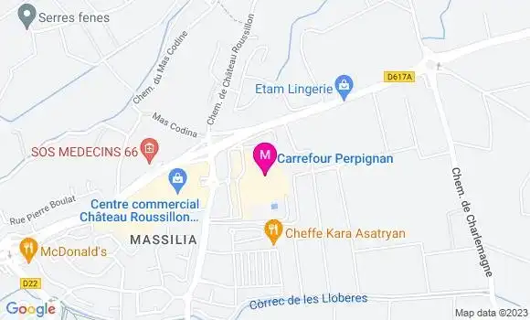 Localisation Station Carrefour