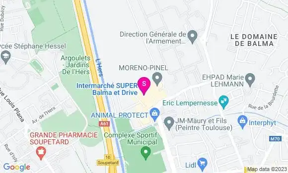 Localisation Intermarché Station