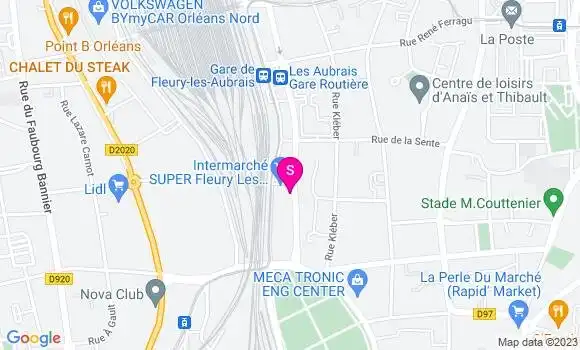 Localisation Intermarché Station