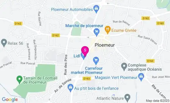 Localisation Carrefour Market