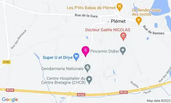 Localisation Super U