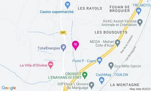 Localisation Géant Casino