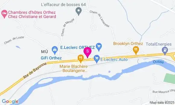 Localisation Station Leclerc