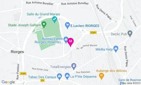 Localisation Station Leclerc