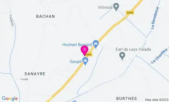 Localisation Relais du Pesquier
