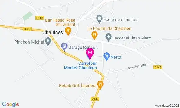 Localisation Carrefour Market