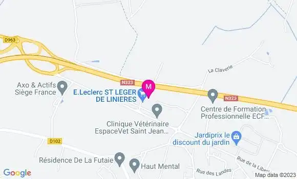 Localisation Station Leclerc