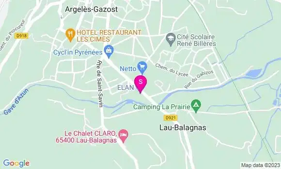Localisation Station Elan