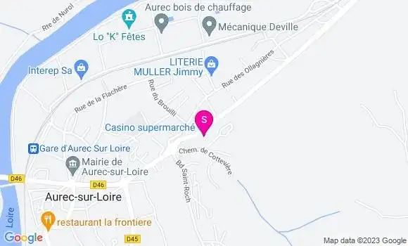 Localisation Supermarché Casino