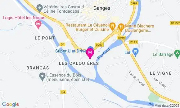 Localisation Super U