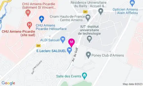 Localisation Station Leclerc