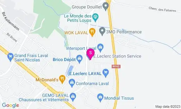 Localisation Station Leclerc