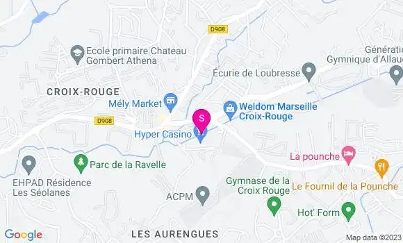 Localisation Géant Casino