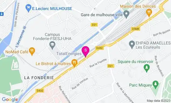 Localisation TotalEnergies