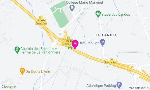 Localisation Relais Bouguenais