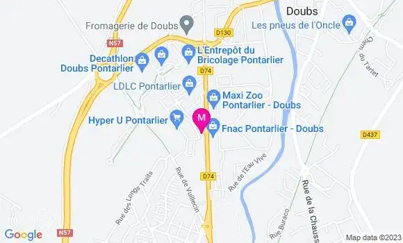 Localisation Station U