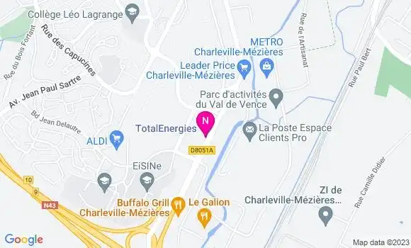 Localisation TotalEnergies