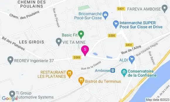 Localisation Intermarché Station