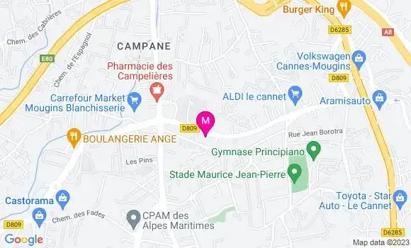 Localisation La Roseraie