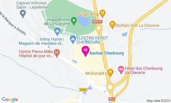 Localisation Station Auchan