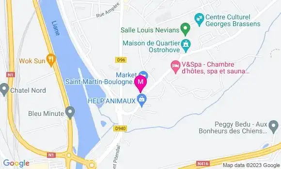 Localisation Carrefour Market
