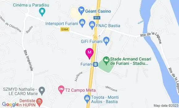 Localisation Esso Campometa