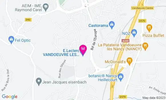 Localisation Station Leclerc