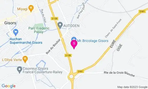 Localisation Carrefour Market