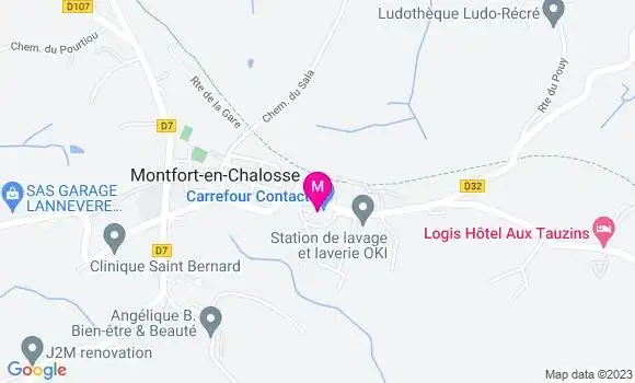 Localisation Carrefour Contact