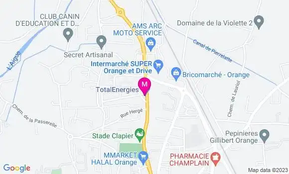 Localisation TotalEnergies