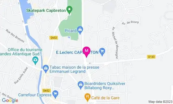 Localisation Station Leclerc