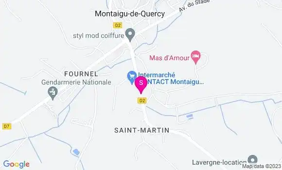 Localisation Intermarché Station