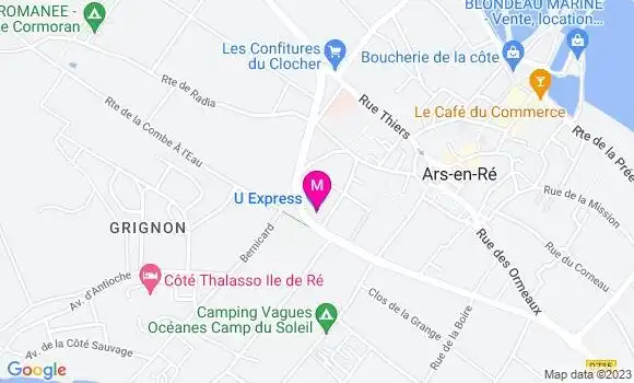 Localisation Station U
