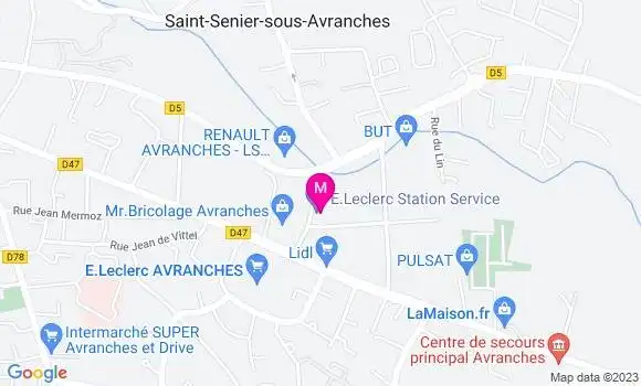 Localisation Station Leclerc