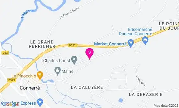 Localisation Carrefour Market