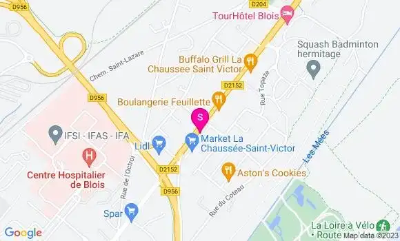 Localisation Carrefour Market