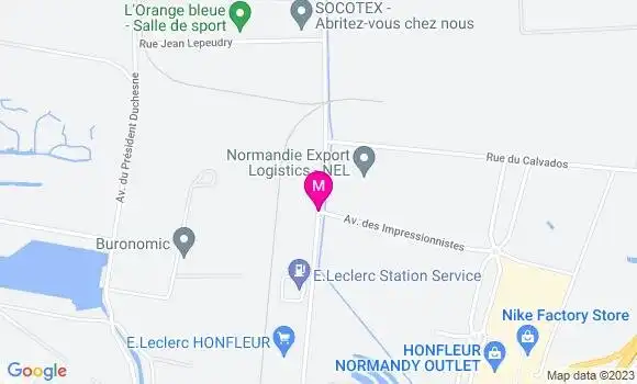 Localisation Station Leclerc
