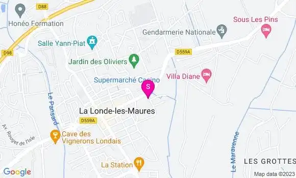 Localisation Supermarché Casino