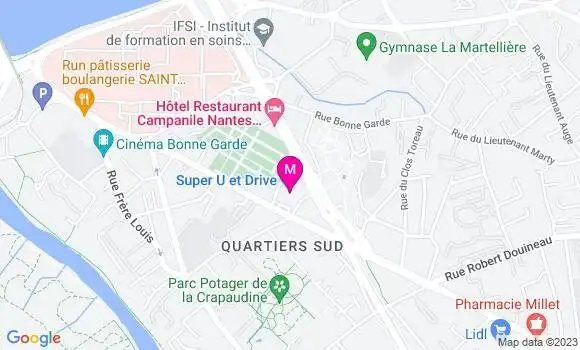 Localisation Super U
