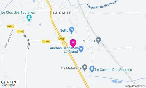 Localisation Station Auchan