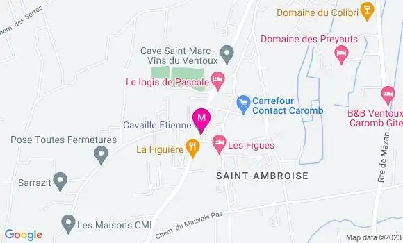 Localisation Station St Ambroise