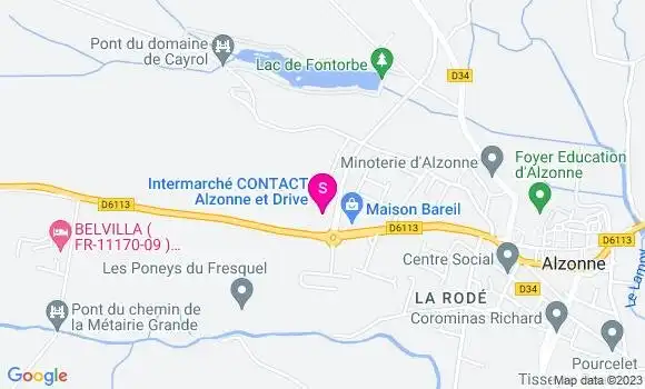 Localisation Intermarché Station