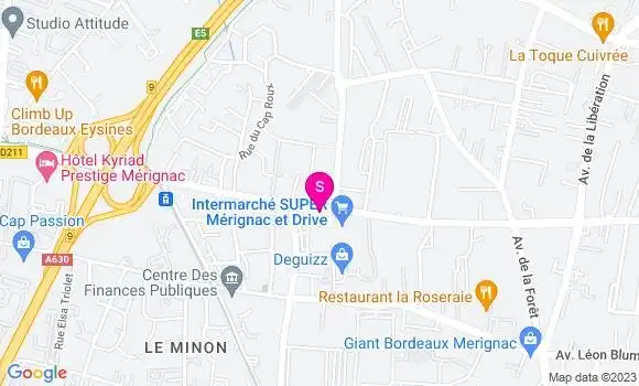 Localisation Intermarché Station
